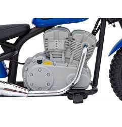 Vaikiškas Elektrinis motociklas Chopper SPEED, Mėlynas - 11