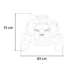 Vaikiškas Elektrinis traktorius GROW 1804, Žalias