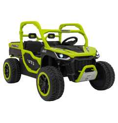 Vaikiškas Elektrinis Sunkvežimis UTV Racing, Žalias