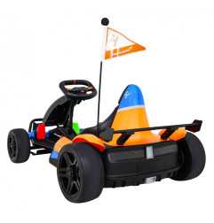 Vaikiškas Elektrinis Kartingas McLaren Drift, Oranžinis